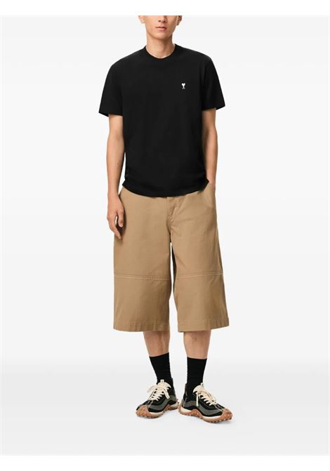 t-shirt adc contrasted uomo nero AMI PARIS | HTS346.724045